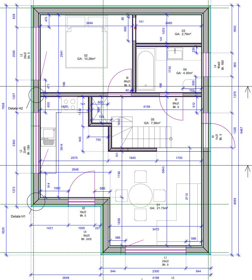 Moduļu Māja Eco 72